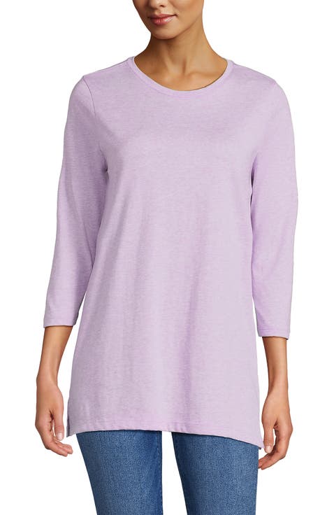 3/4 Sleeve Cotton Supima Tunic