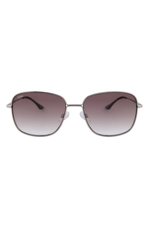 Lottie 46mm Square Sunglasses