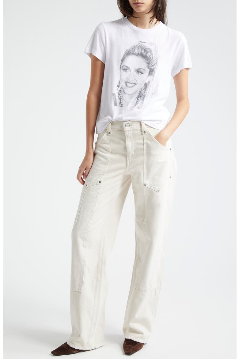 Mid Rise Workwear Jeans, Alternate, color, DISTRESSED VINTAGE WHITE