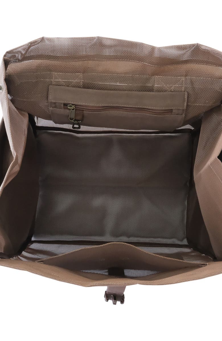 Sande Beach Hauler Mesh Backpack, Alternate, color, Espresso
