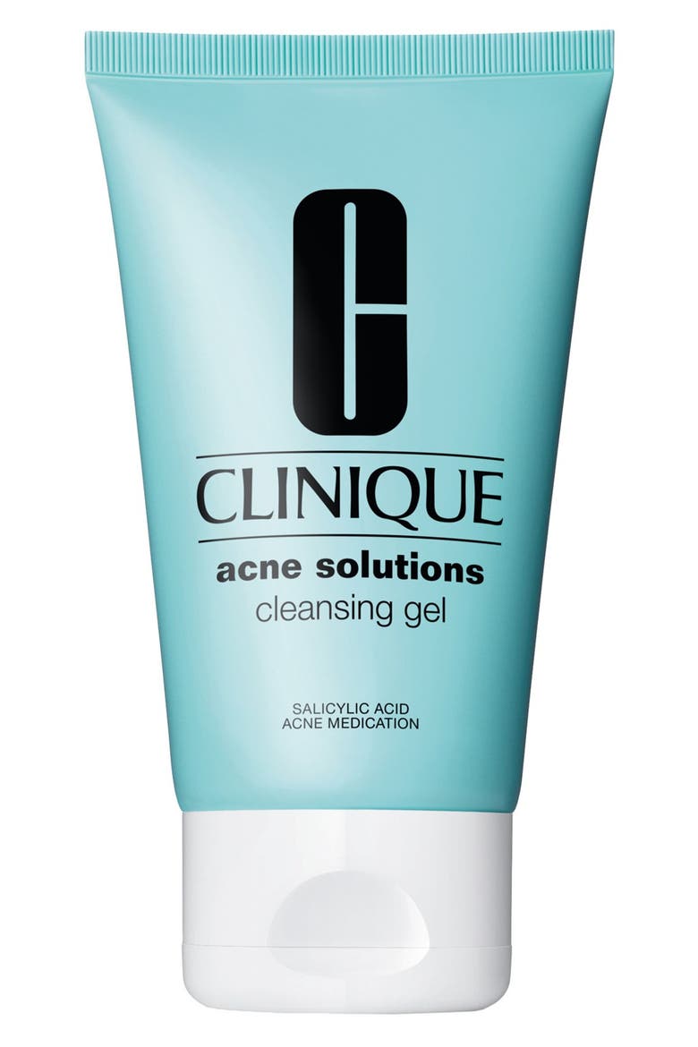 Acne Solutions™ Gel Face Cleanser with 2% Salicylic Acid, Main, color, NO COLOR