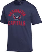 Champion Men's Champion Navy Washington Capitals Primary Logo Jersey T-Shirt