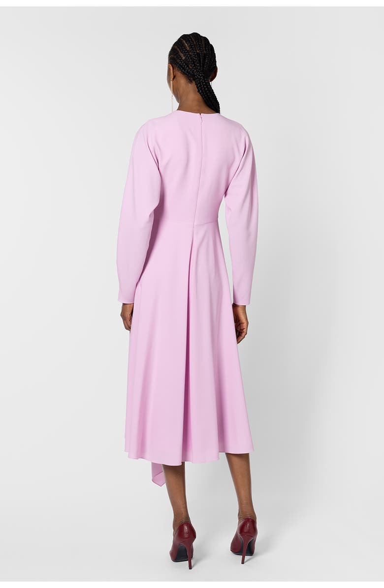 Roksanda Yelin Crepe Long Sleeve Dress, Alternate, color, Blush