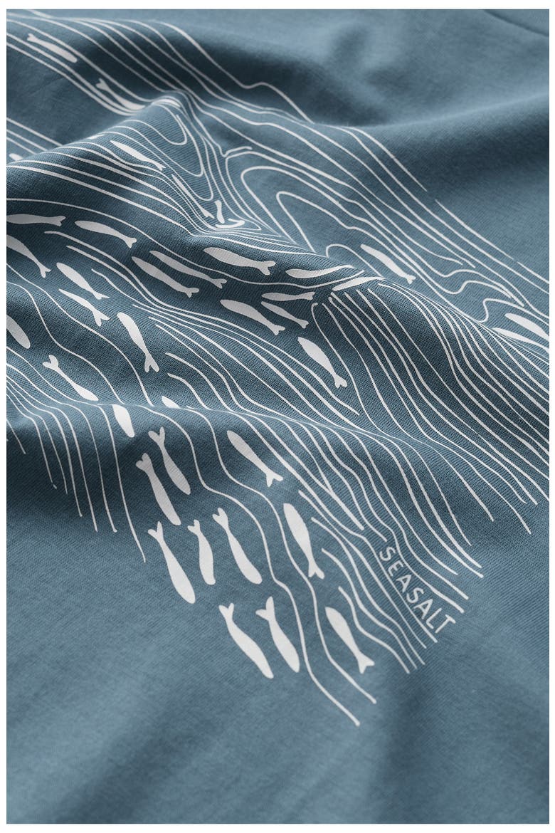 Midwatch Graphic Organic Cotton T-Shirt, Alternate, color, ESTUARY FISH BLUE SLATE