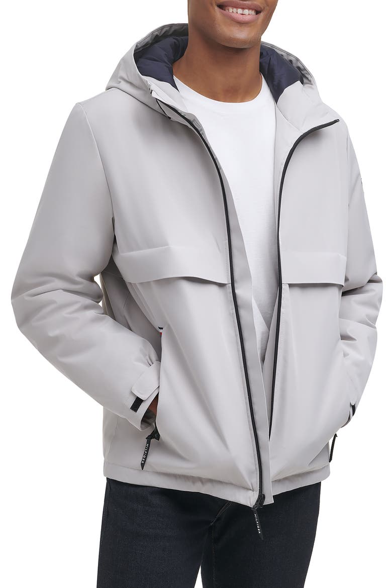 Performance Hooded Jacket, Alternate, color, SILVER