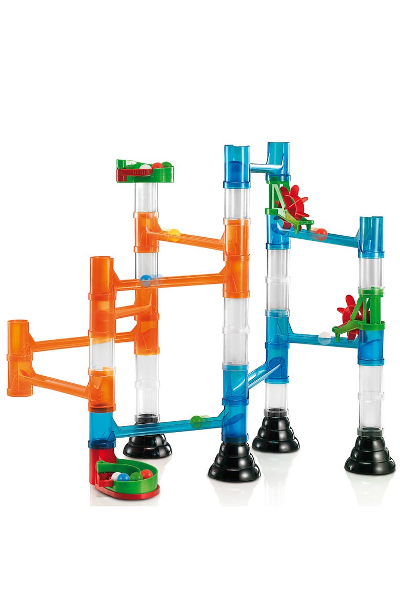 Quercetti Migoga Run Transparent 45 Piece Marble Run, Alternate, color, Multicolored
