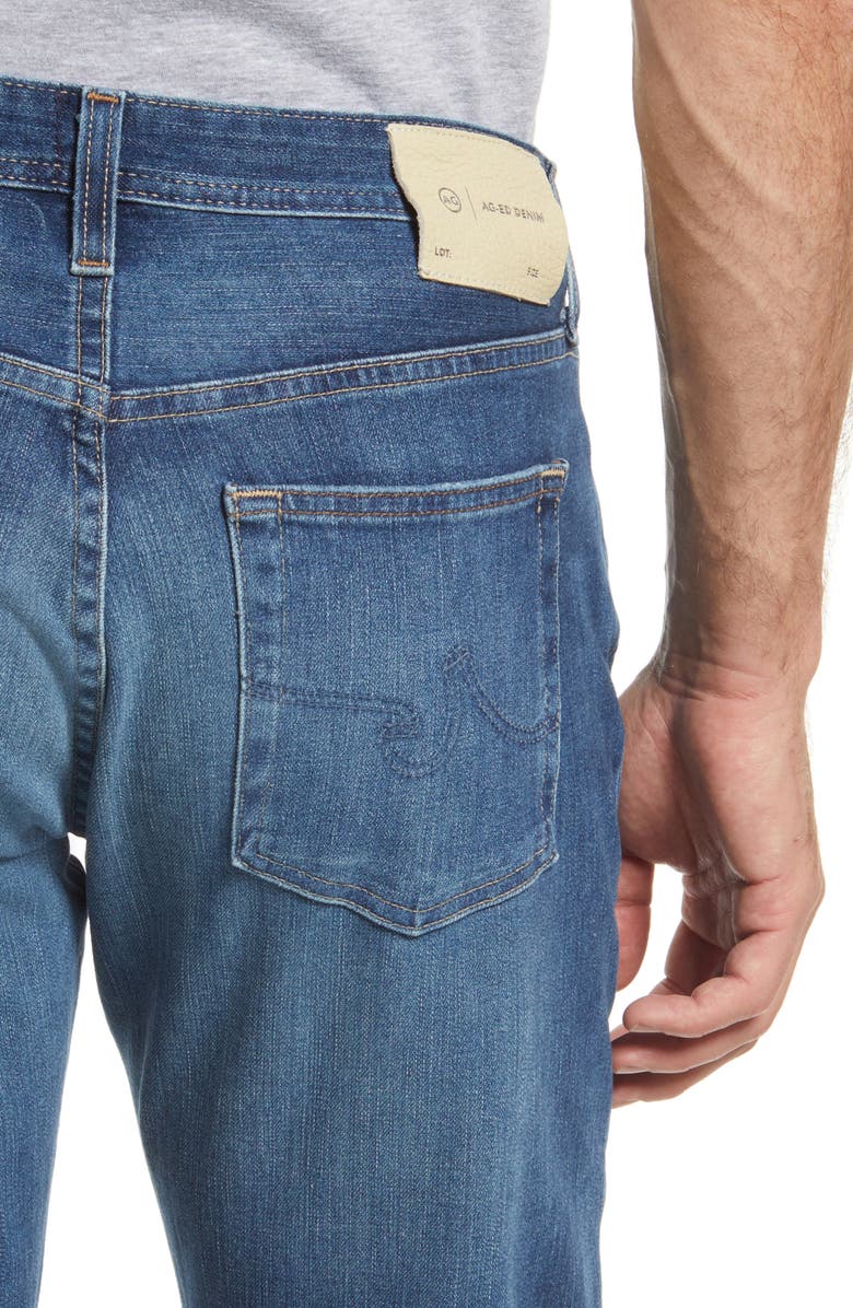 AG Graduate Slim Straight Leg Jeans, Alternate, color, 10 Years Longshore