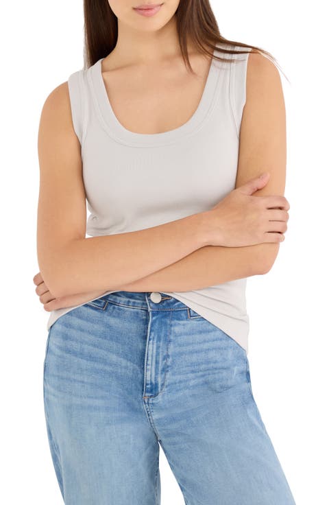 Perfect Knit Rib Scoop Neck Tank (Regular & Petite)