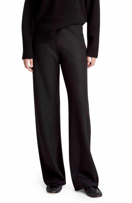 High Waist Straight Leg Pants