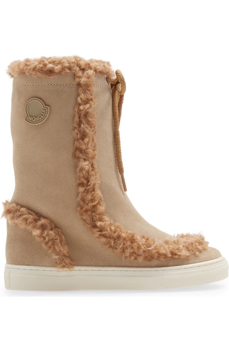 Moncler Petite Insolux Faux Fur Trim Boot, Alternate, color,