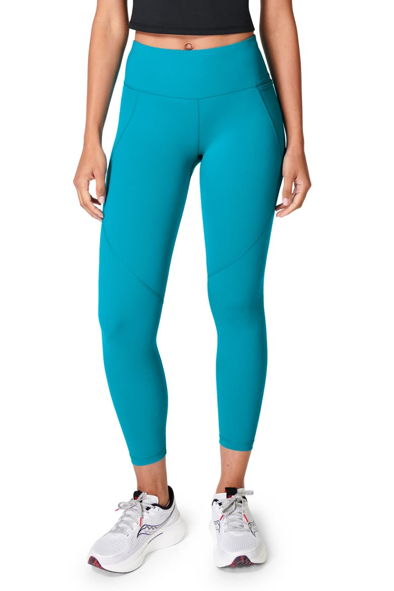 Power Workout Pocket Leggings, Main, color, FUTURE BLUE