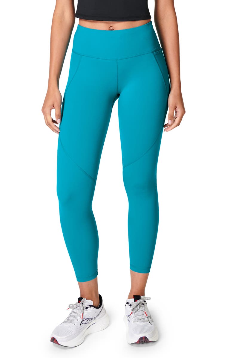 Sweaty Betty Power Workout Pocket Leggings, Main, color, Future Blue