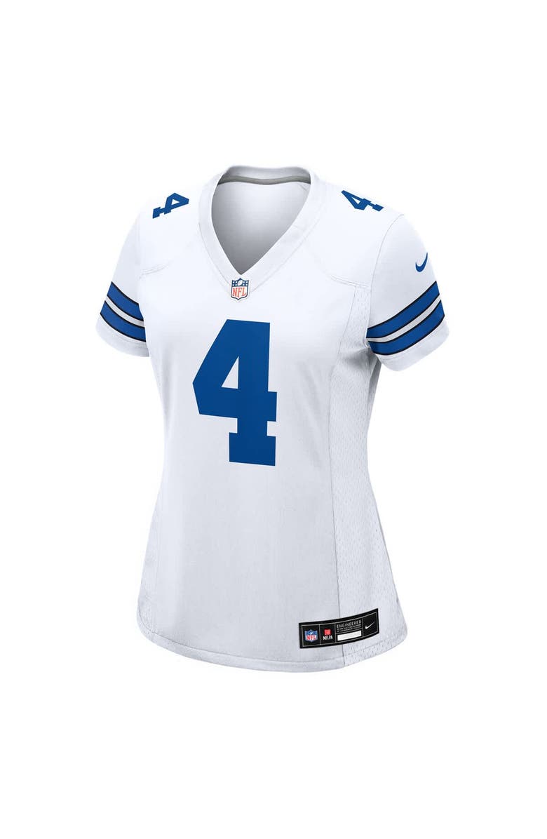 Nike Women's Nike Dak Prescott White Dallas Cowboys Team Game Jersey, Alternate, color, White