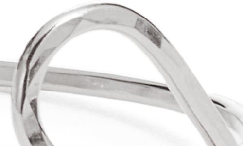 Nashelle Double Heart Ear Cuff In Sterling Silver