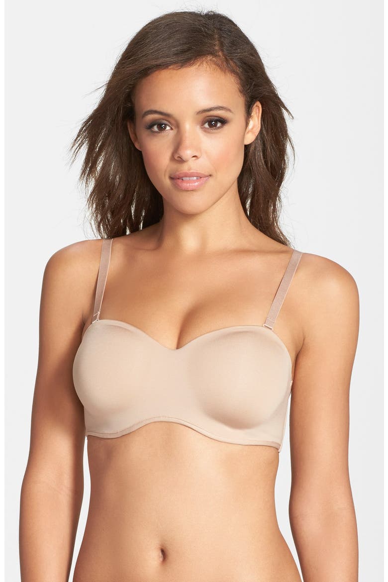 'Barbara' Convertible Molded Underwire Bra, Alternate, color, NUDE