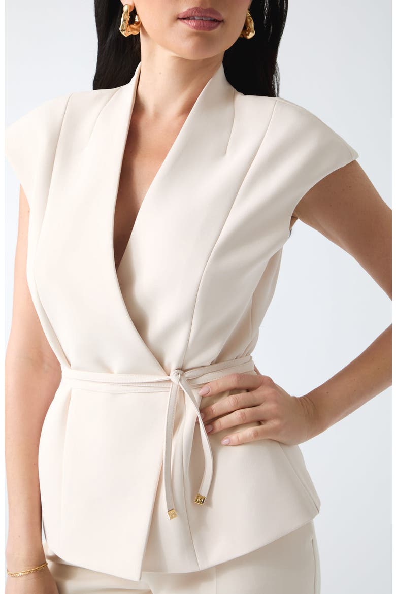 Jasmine Belted Vest, Alternate, color, IVORY