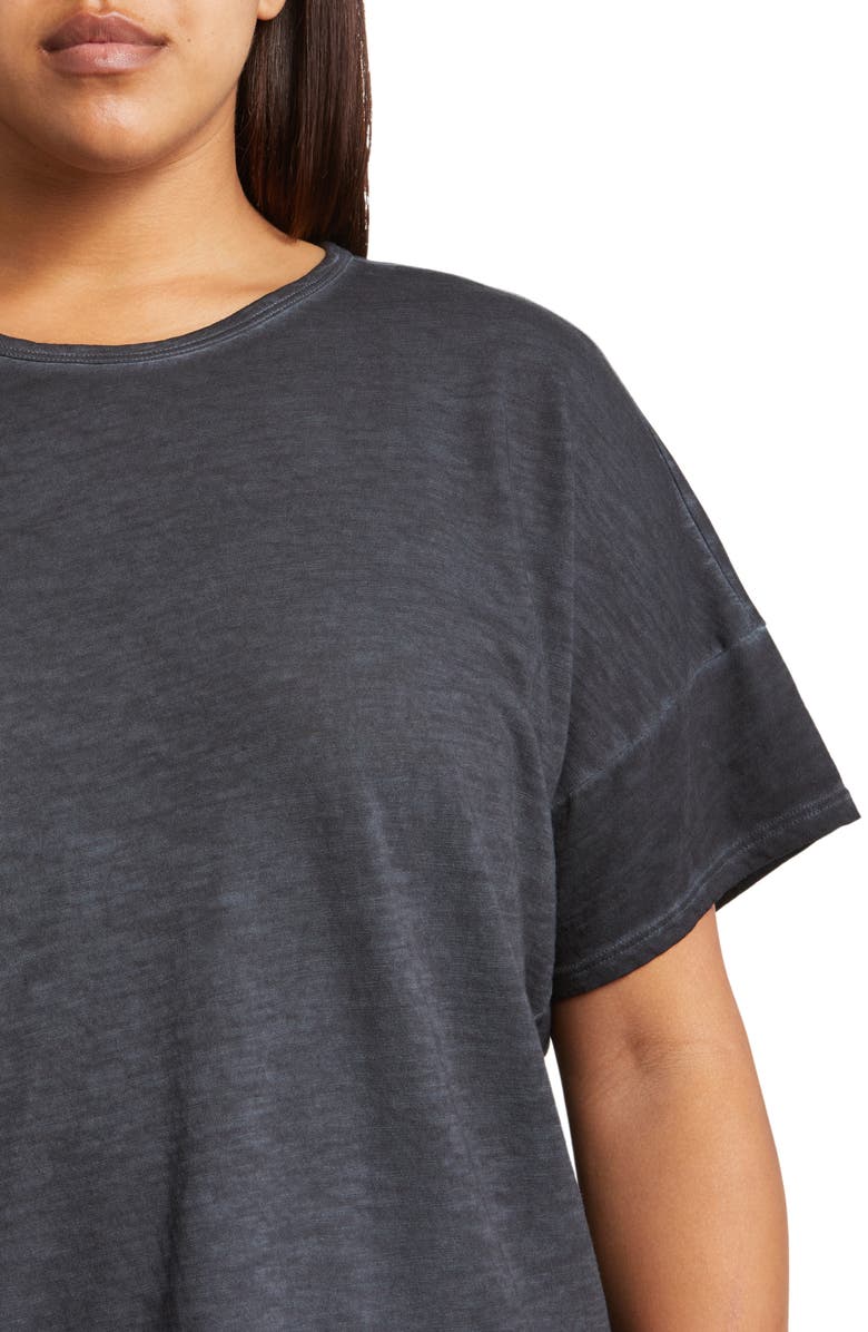 Eileen Fisher Boxy Organic Cotton T-Shirt, Alternate, color,