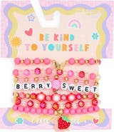 Capelli New York Kids' 7-Piece Berry Sweet Bracelet Set