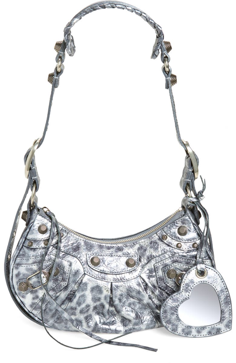 Balenciaga Extra Small Le Cagole Leather Shoulder Bag, Main, color,