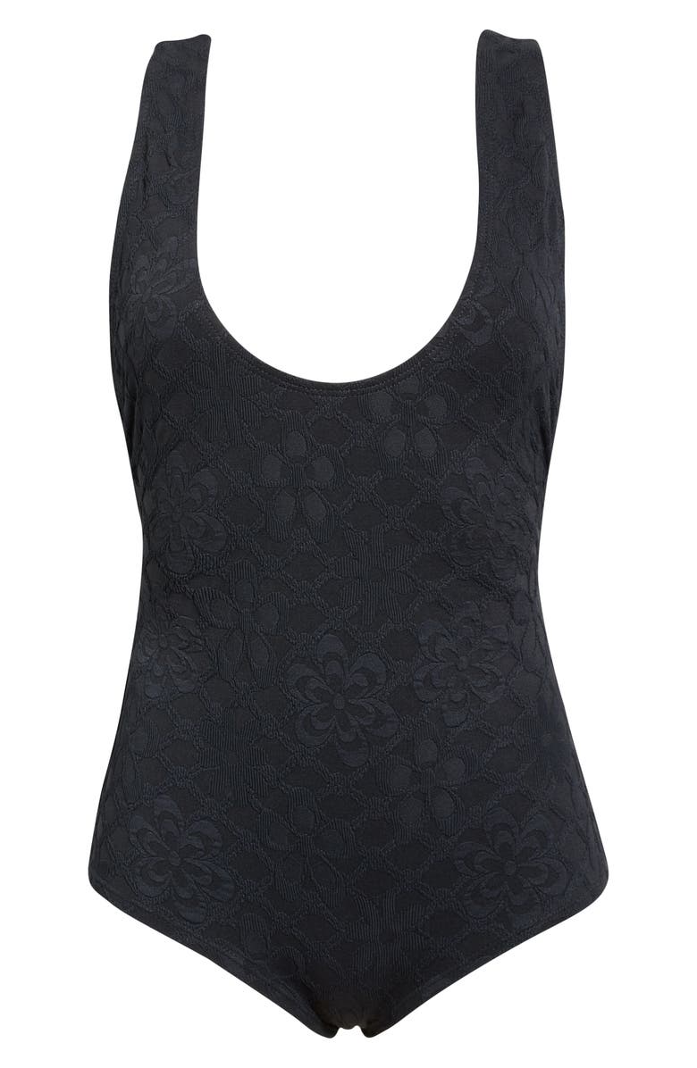 free-est by Free People Ivy Surf One-Piece Swimsuit, Main, color, Black