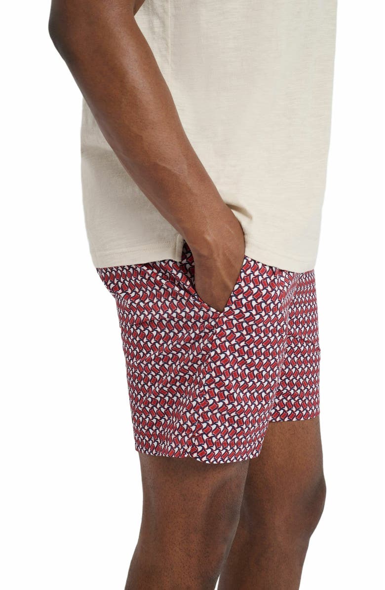 Onia Charles 5" Swim Trunk, Alternate, color, Picante Multi