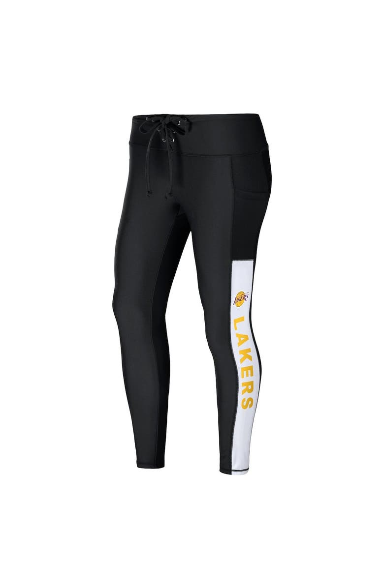 WEAR by Erin Andrews Women's WEAR by Erin Andrews Black Los Angeles Lakers Leggings, Alternate, color, Black