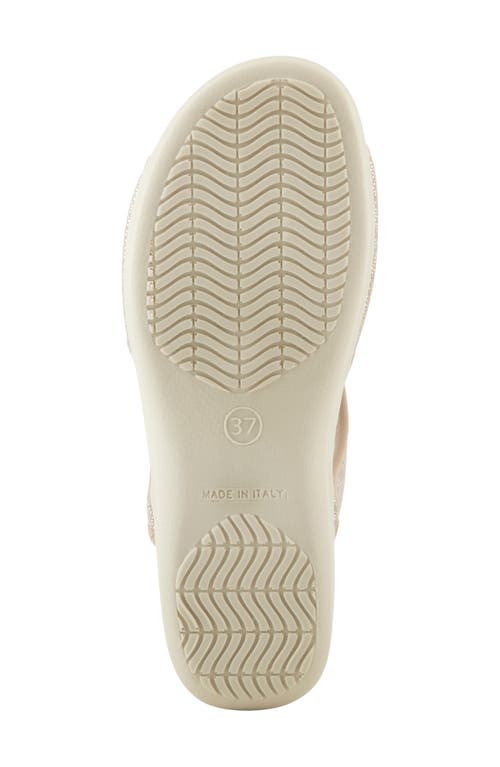 Flexus By Spring Step Nyaman Slingback Sandal In Gold