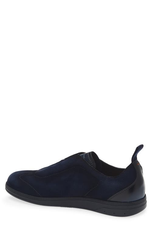 Santoni Lume Sneaker In Blue