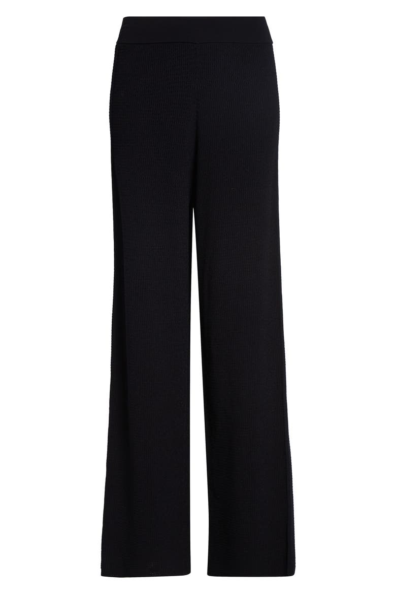 Banks Waffle Stitch Wide Leg Pants, Alternate, color, NAVY