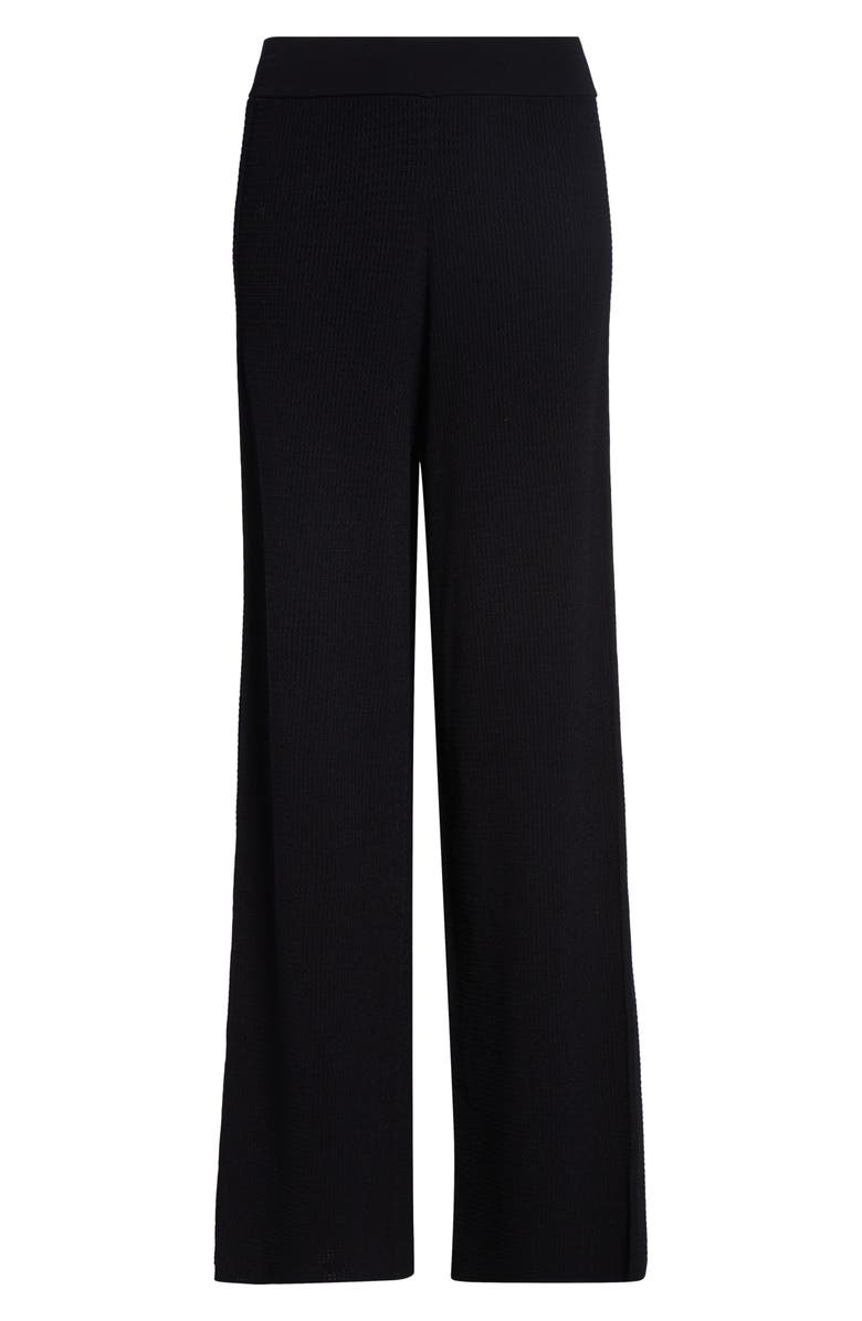 A.L.C. Banks Waffle Stitch Wide Leg Pants, Alternate, color, Navy