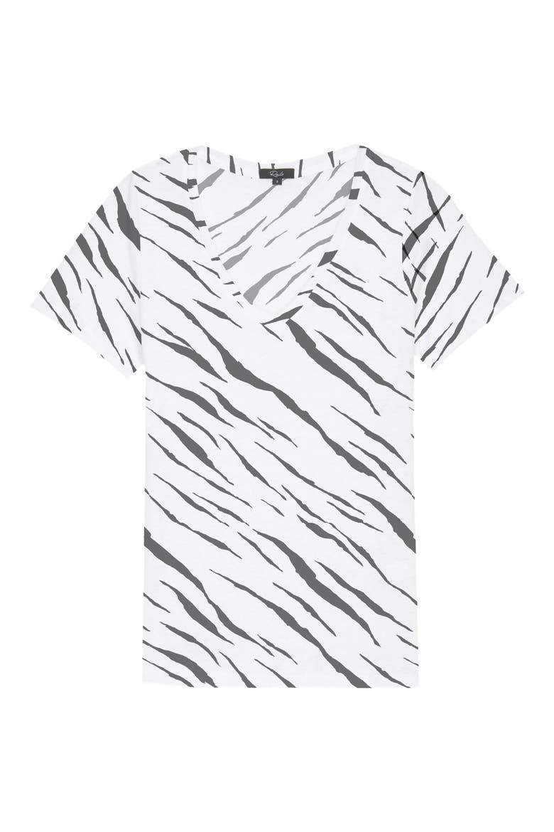 Cara Tee, Alternate, color, WHITE ABSTRACT TIGER