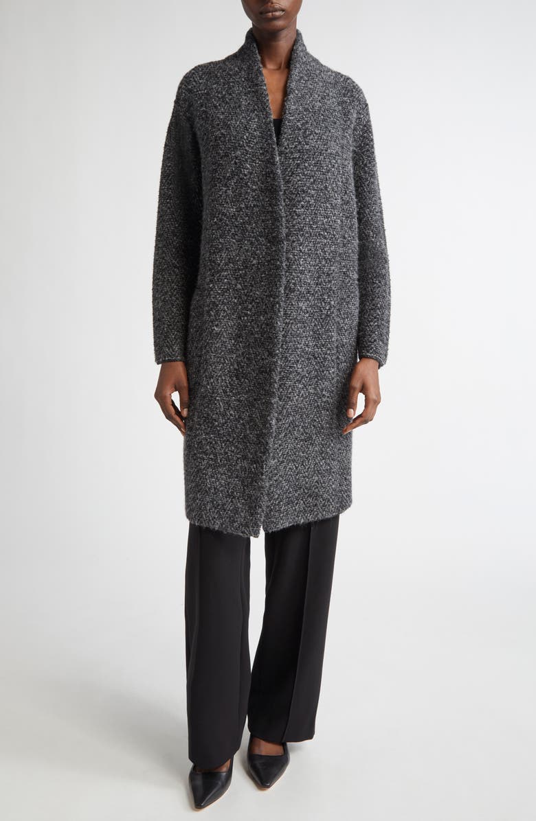 Bouclé Cardigan Coat