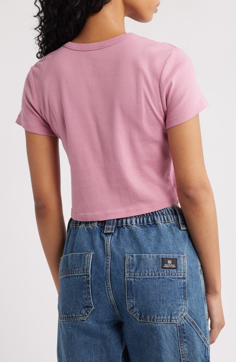 Junk Food Miami Location Cotton Graphic Baby Tee, Alternate, color, Lilas Pink