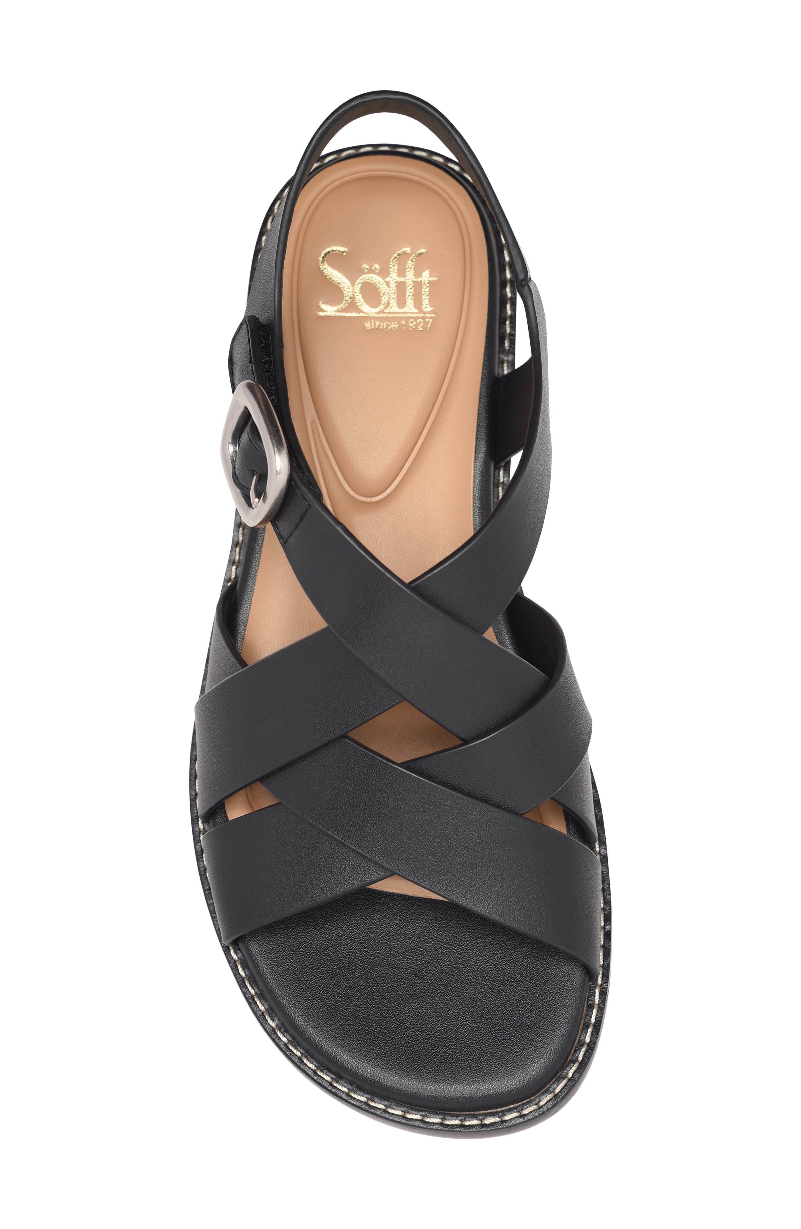 Söfft Nancy Slingback Sandal, Alternate, color, Black