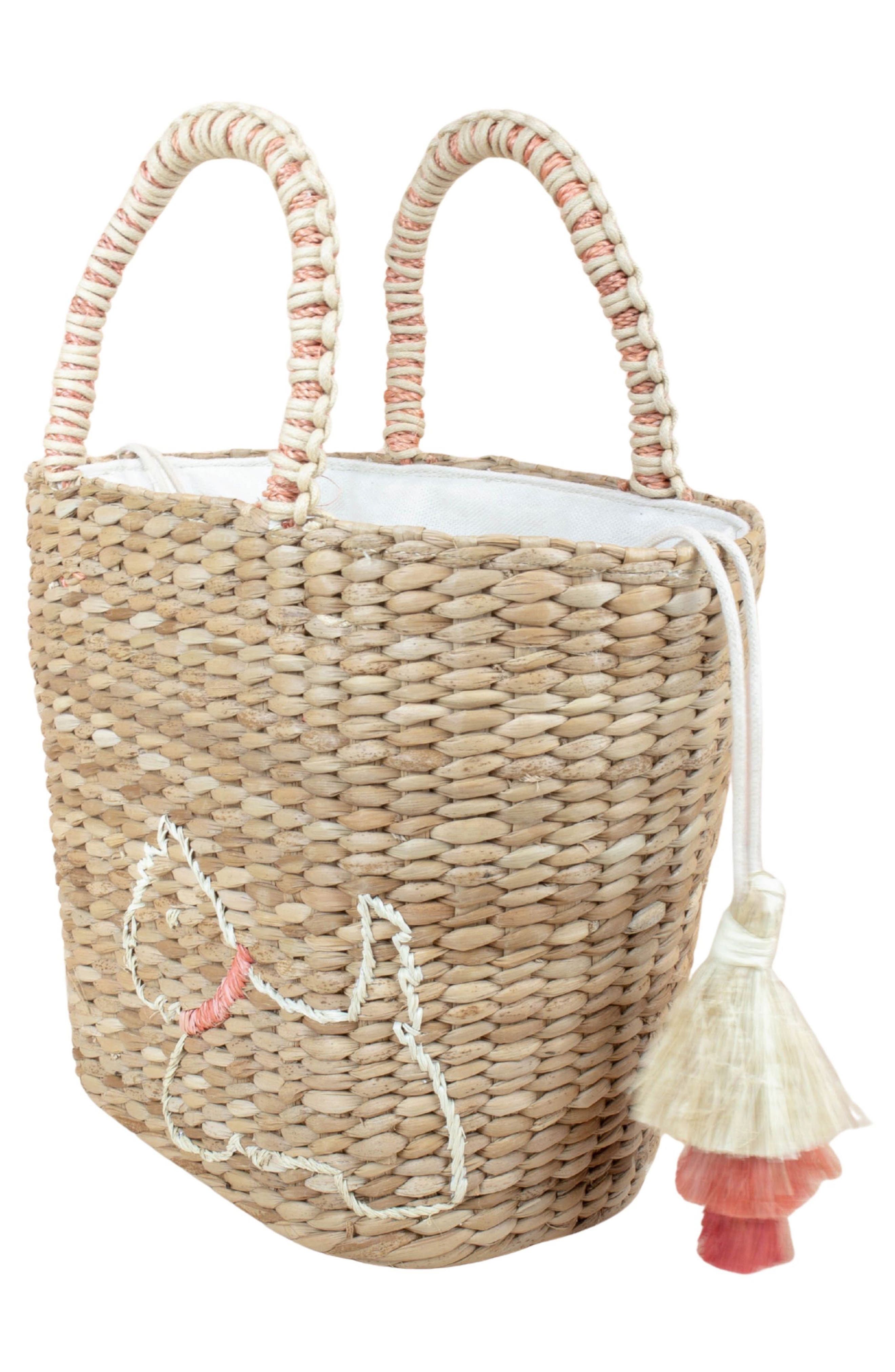 LIKHA Westie Embroidered Tote Bag, Alternate, color, Natural