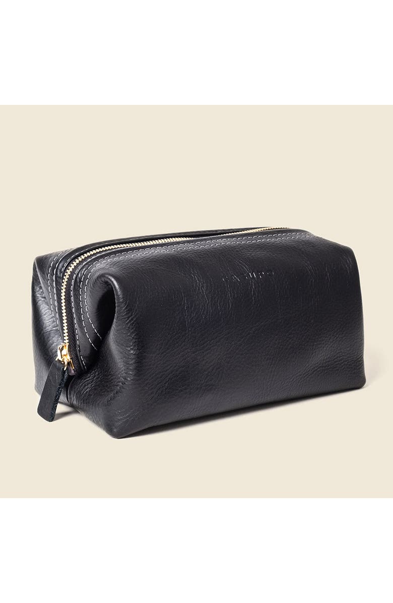 Casupo Leather Toiletry Bag, Alternate, color, Black