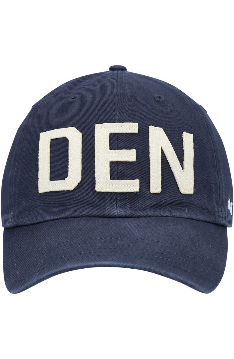 '47 Women's '47 Navy Denver Broncos Finley Clean Up Adjustable Hat, Alternate, color, 