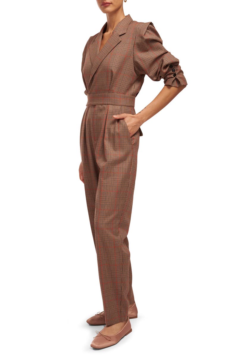 Equipment Beau Plaid Jumpsuit, Alternate, color, 