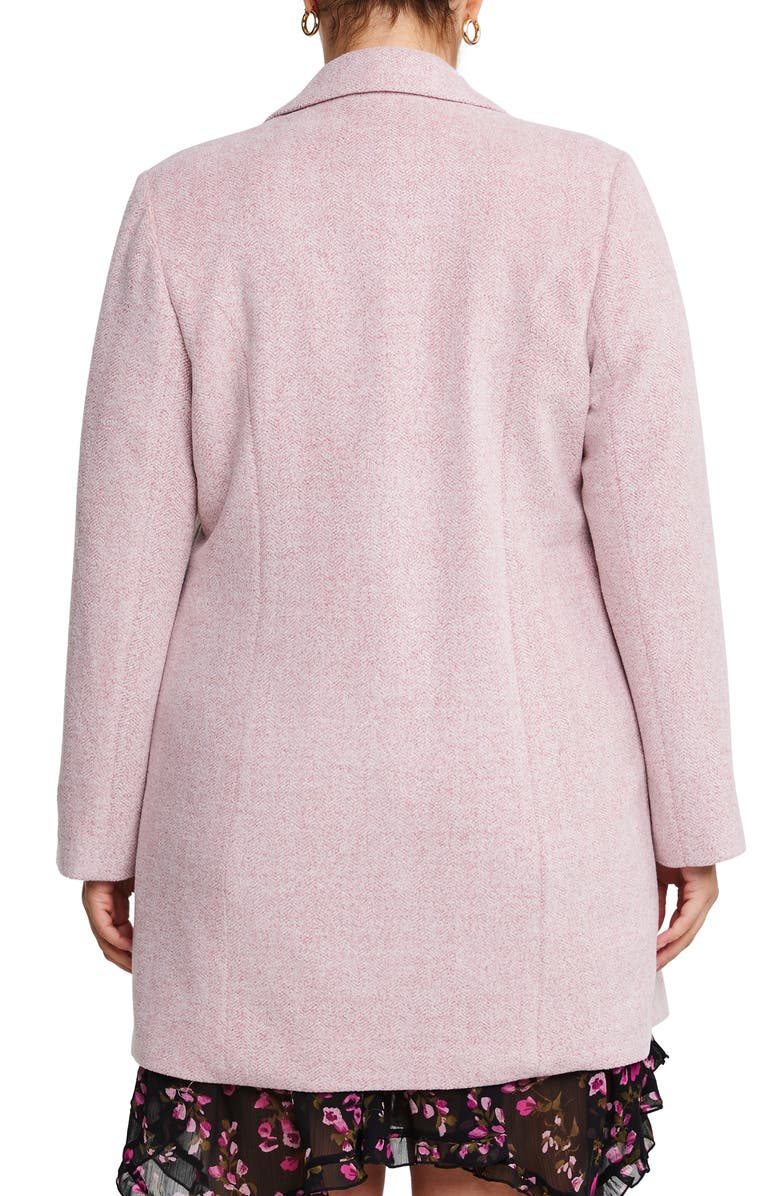 Estelle Floater Notched Lapel Coat, Alternate, color, Dusty Pink
