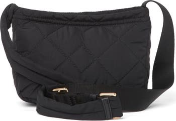 Marc Jacobs Quilted Single Adjustable Strap Nylon Black Crossbody good Bag