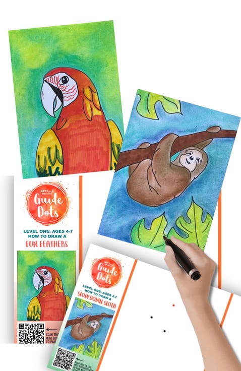 Add-On Art Rolls for Guide Dots Level 2 Art Kits - Age 8+