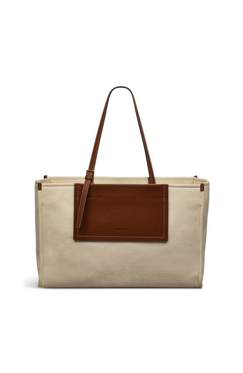 The Burlington - Canvas Large Ziptop Tote Bag