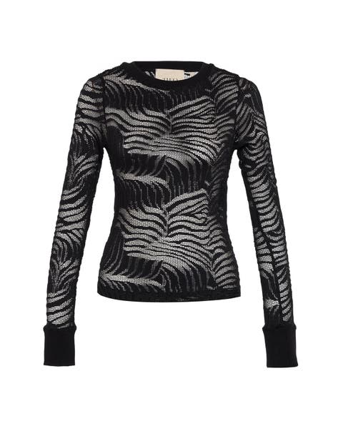 Artemis Fern Lace Long-Sleeve Top