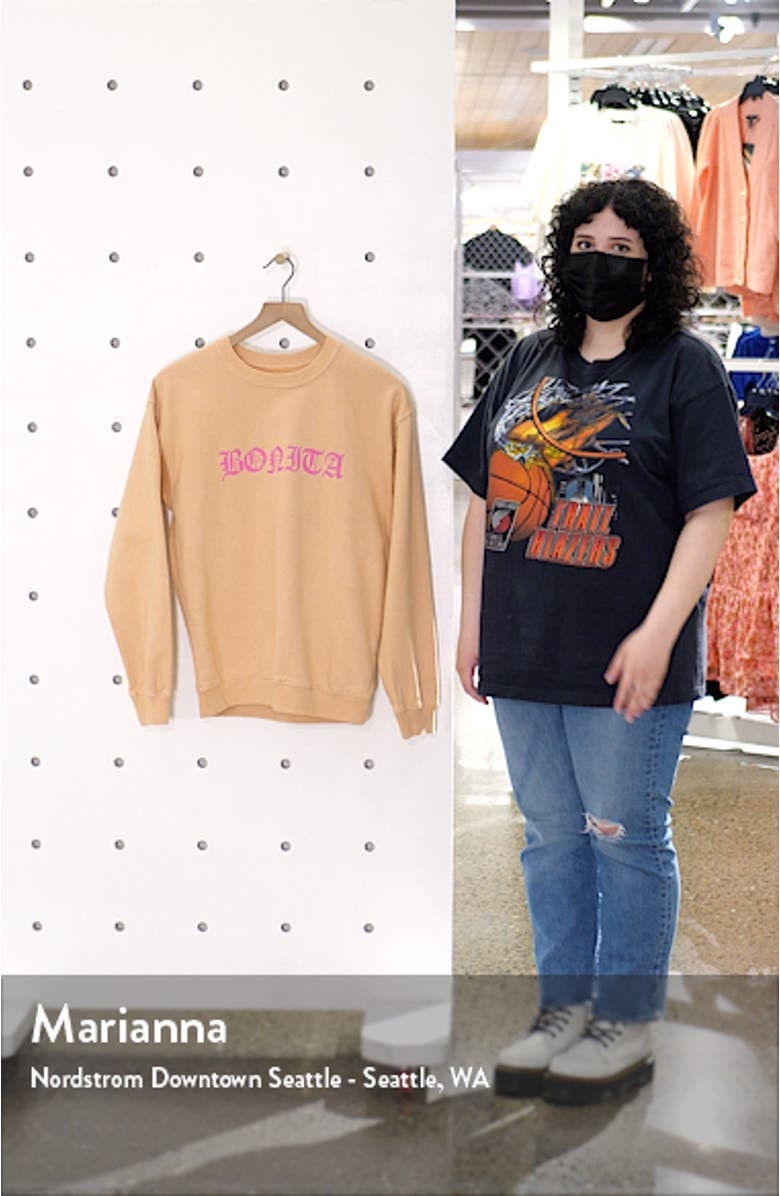 Neon Bonita Cotton Sweatshirt, sales video thumbnail