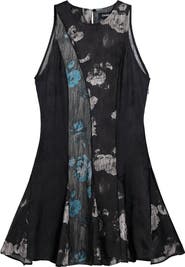 Desigual Floral Print Sleeveless Minidress