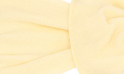 Baby Bling Knotted Bow Headband In Yellow