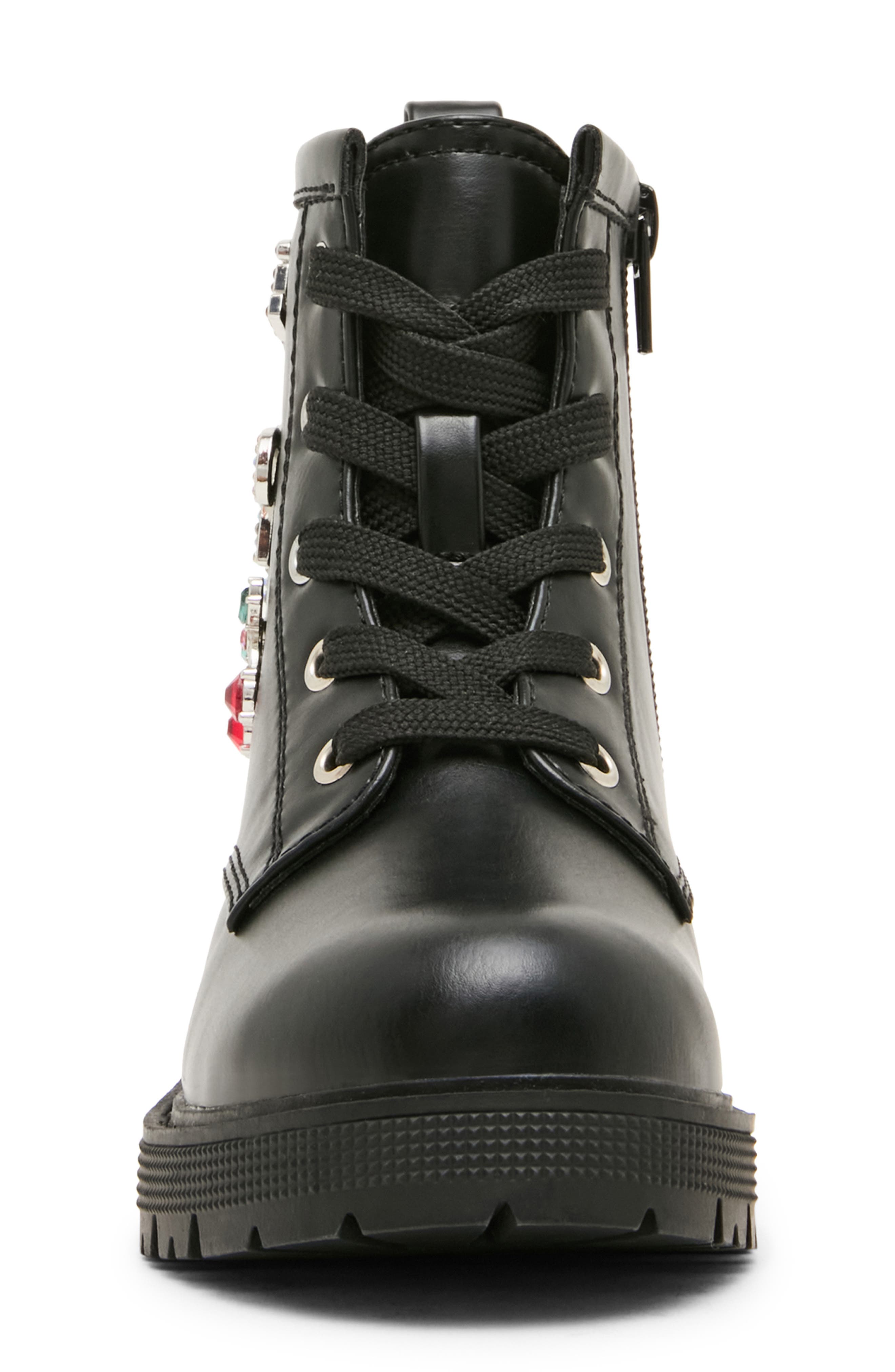 Kids' Sparky Biker Boot, Alternate, color, BLACK