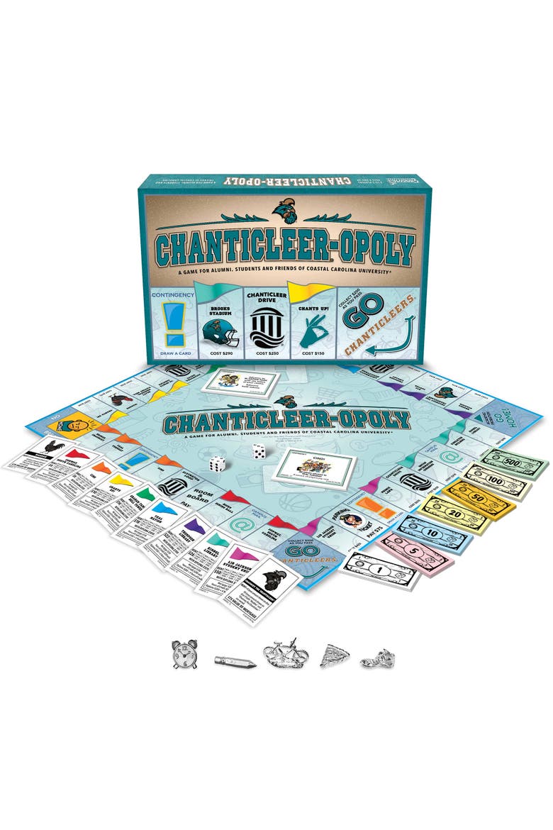 Chanticleer Opoly Board Game, Alternate, color, Multicolored