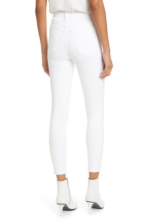 Rag & Bone High Rise Ankle Skinny Jean In Blanc In White