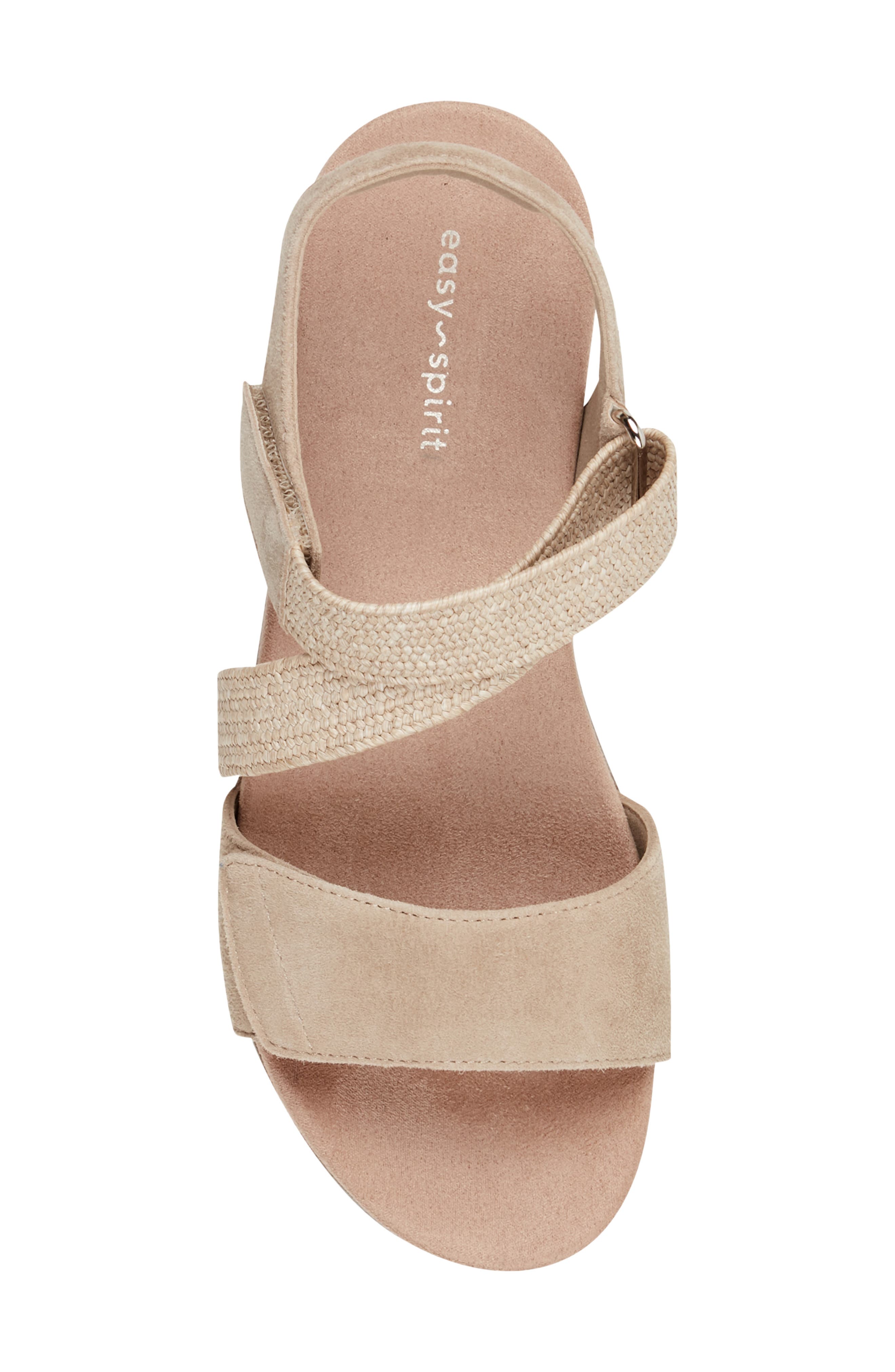 Easy Spirit Hillary Ankle Strap Sandal, Alternate, color, Light Natural